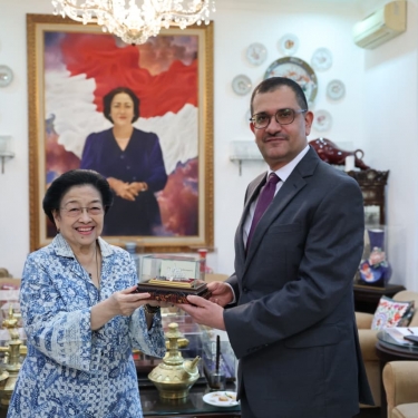 Kuasa Usaha Kedubes Irak Kunjungi Megawati Bahas Geopolitik di Timur Tengah 