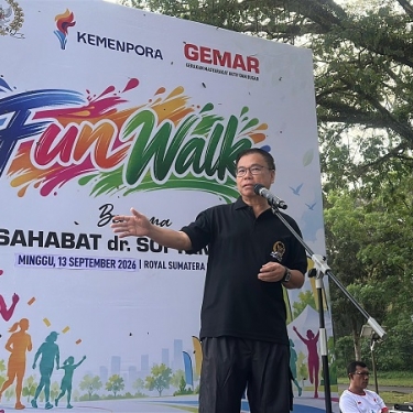Kampanyekan Tubuh Bugar dan Kebersamaan, Sofyan Tan Gelar 