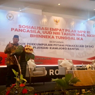 Implementasi Pancasila, Abidin Fikri Desak Kesejahteraan Tenaga Pengairan Diperhatikan