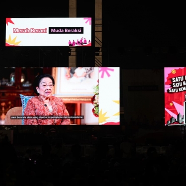 Megawati di Merah Muda Fest: Banyak Orang Pintar Tapi Hatinya Goyang dan Tak Punya Nyali