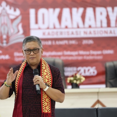 Hasto Tantang GMNI Wujudkan Praksis Marhaenisme Guna Membela Rakyat Tertindas