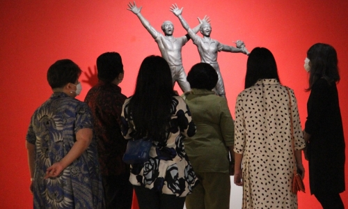 Megawati Soekarnoputri Kunjungi Galeri Soekarno di Sarinah