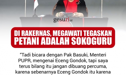 Megawati Tegaskan Petani adalah Sokoguru (3/3)