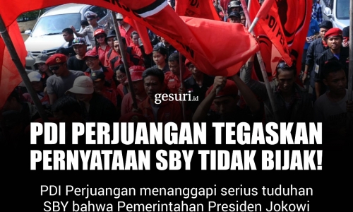 PDI Perjuangan Tegaskan Pernyataan SBY Tidak Bijak! (1/16)