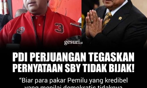 PDI Perjuangan Tegaskan Pernyataan SBY Tidak Bijak! (16/16)