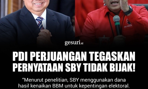 PDI Perjuangan Tegaskan Pernyataan SBY Tidak Bijak! (5/16)