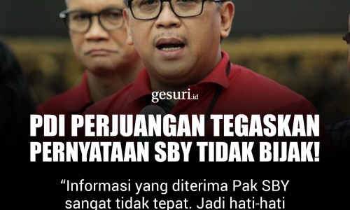 PDI Perjuangan Tegaskan Pernyataan SBY Tidak Bijak! (15/16)