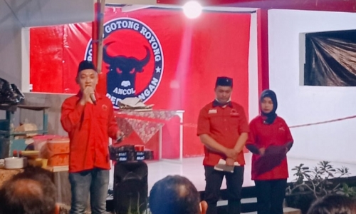 PDI Perjuangan Pademangan Bangun Posko Goyong untuk Masyarakat