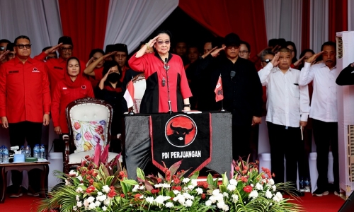 Megawati Jadi Pembina Upacara Pengibaran Bendera Merah Putih