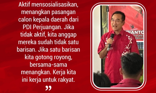 "Aktif mensosialisasikan, menangkan pasangan calon..."