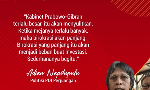 "Kabinet Prabowo-Gibran terlalu besar..."