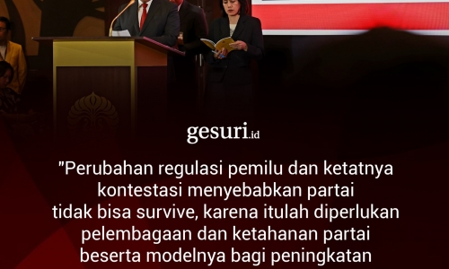 "Perubahan regulasi pemilu dan ketatnya kontestasi membuat partai..."