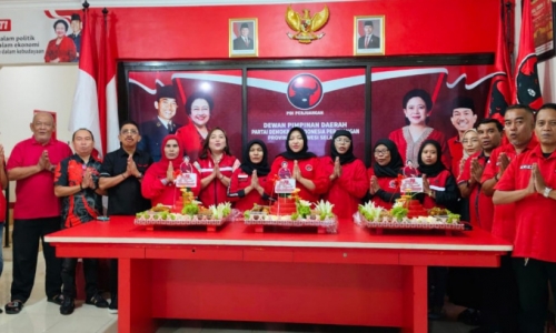 PDI Perjuangan Sulsel Rayakan Ulang Tahun Megawati Soekarnoputri ke 78, Bagikan Tumpeng ke Panti Asuhan dan Lembaga Sosial