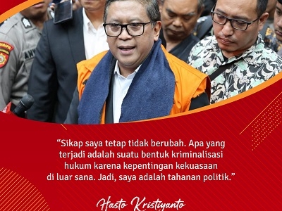 "Saya adalah tahanan politik..."