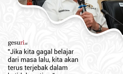 "Jika kita terjebak masa lalu, kita akan terus terjebak dalam ketidakpastian..."