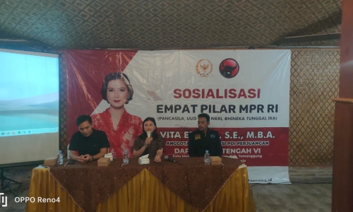 Vita Ervina Ingatkan Masyarakat Akan Pentingnya Empat Pilar Kebangsaan