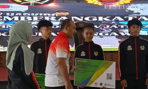 Bupati Ngawi Ony Anwar Harsono Lepas Kontingen 444 Atlet Porprov Jatim, Target Rebut 20 Medali Emas