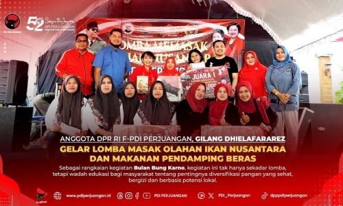 Gilang Dhielafararez Buka Lomba Masak Olahan Nusantara, Memperingati Bulan Bung Karno