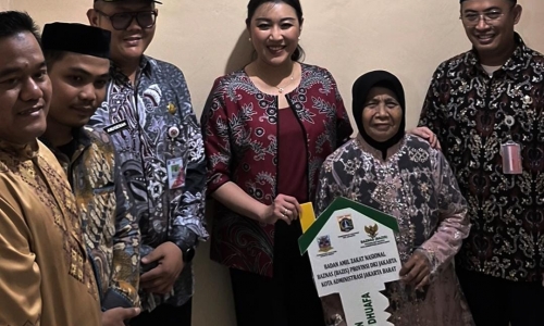 Hadiri Serah Terima Kunci Bedah Rumah Baznas dan Bazis DKI Jakarta di Krendang, Hilda Kusuma Dewi: Wujud Semangat Gotong Royong