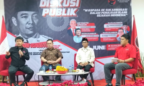 Waspada Ancaman De Sukarnoisasi DPC PDI Perjuangan Jakarta Timur Gelar Diskusi Publik