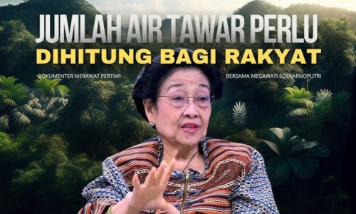 Megawati Warisi Cinta Lingkungan Bung Karno, Lawan Keserakahan Eksploitasi Alam