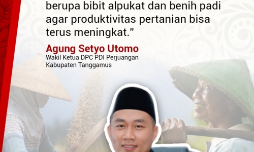 "Petani adalah tulang punggung bangsa..."