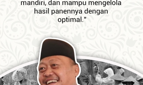 "Petani harus menjadi subjek, bukan objek..."