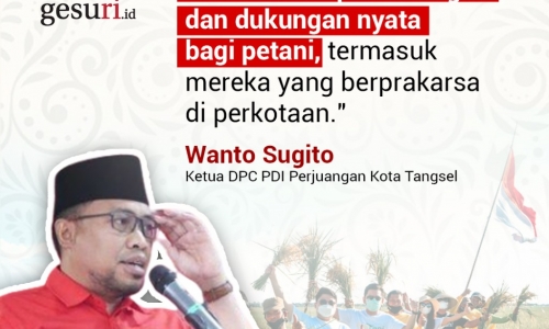 "Kami terus mengawal kebijakan agar pemerintah melindungi petani..."