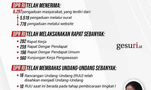 Capaian Kerja DPR RI 2024-2025