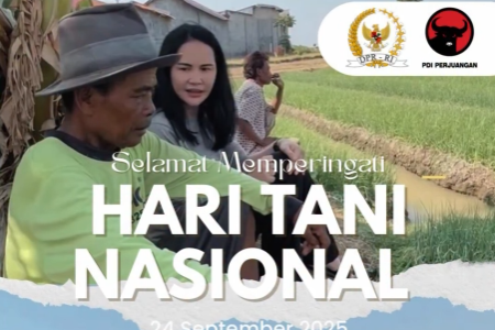 Hari Tani Nasional, Shanty Alda: Momentum Meneguhkan Kedaulatan Pangan dan Kesejahteraan Petani