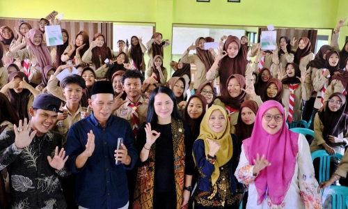 Shanty Alda Nathalia Dorong Pendidikan Cinta Lingkungan Sejak Dini Lewat Sekolah Adiwiyata