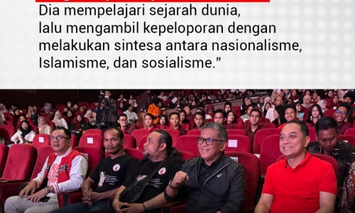 "Bung Karno pada usia 16 tahun sudah membangun kesadaran..."