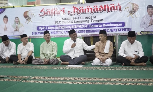 Safari Ramadan di Kampung Sido Binangun, Komang Koheri Jalin Komunikasi Baik dengan Masyarakat