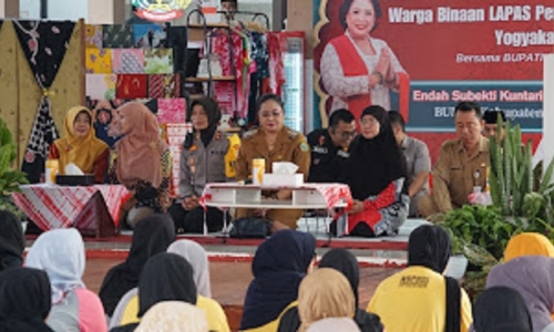 Bupati Endah Subekti Bukber Warga Binaan Lapas Perempuan Kelas 2B Yogyakarta