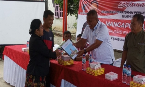 Mangapul Purba Sosialisasi Kepedulian Pemprov Sumut di Karang Bangun