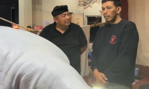 I Nyoman Parta Takjub Karya Anak Muda Ubud: Ogoh-Ogoh Tugu Mayang yang Sarat Makna