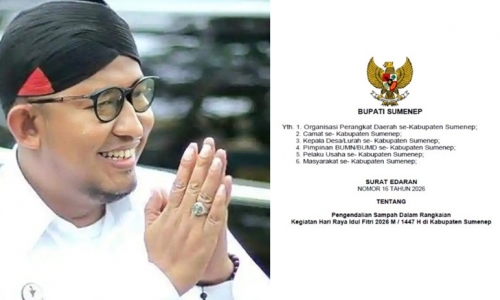 Perayaan Idul Fitri di Sumenep Dilaksanakan Secara Minim Sampah dan Ramah Lingkungan