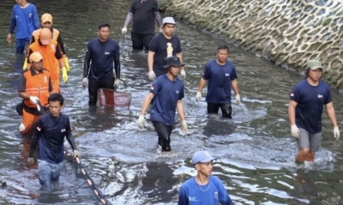 Pramono Instruksikan Perluas Operasi Penangkapan Ikan Sapu-Sapu 
