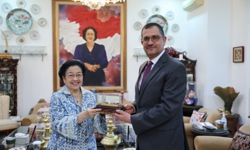 Kuasa Usaha Kedubes Irak Kunjungi Megawati Bahas Geopolitik di Timur Tengah 