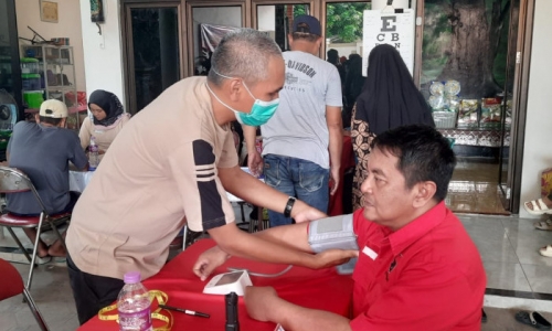 Dekatkan Layanan Kesehatan, DPRD Kota Tegal Hadiri Dapur Marhaen di Tegal Barat