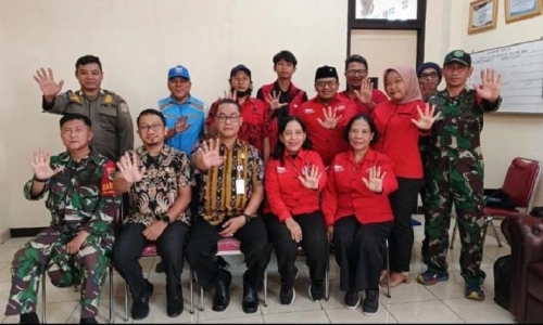 Pengurus PDI Perjuangan Malaka Sari Audiensi dengan Lurah, Bahas Sampah Hingga Kamtibmas