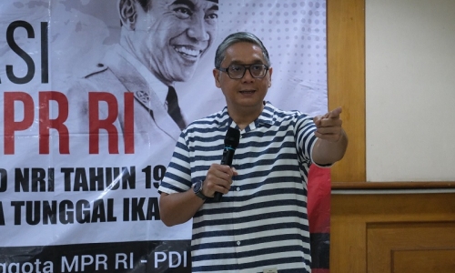 Anggota MPR RI Putra Nababan Ajak Warga Jakarta Timur Amalkan Nilai-Nilai Empat Pilar