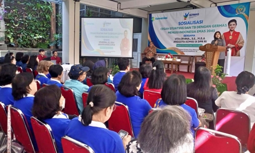 Tekan Stunting dan TB, Vita Ervina Ajak Komunitas Perempuan Magelang Perkuat Germas