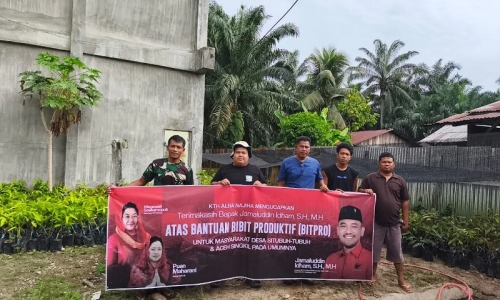 Jamaluddin Idham Kembali Salurkan 7.500 Bibit Produktif Untuk Petani Aceh Singkil dan Subulussalam