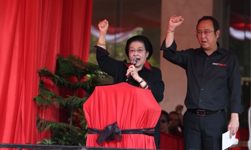 Megawati Resmikan Monumen Kudatuli, Kenang Satyam Eva Jayate: "Kebenaran Pada Akhirnya Akan Menang"