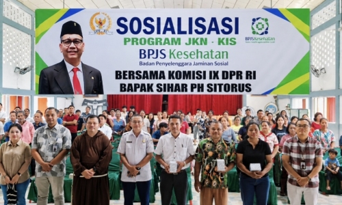 Edukasi Gotong Royong Kesehatan, BPJS Kesehatan dan DPR RI Gencarkan Sosialisasi JKN-KIS di Tapanuli Tengah