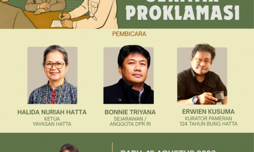 Merawat Ingatan di Bawah Naungan Nisan, Pameran 124 Tahun Bung Hatta Resmi Dibuka Hari Ini
