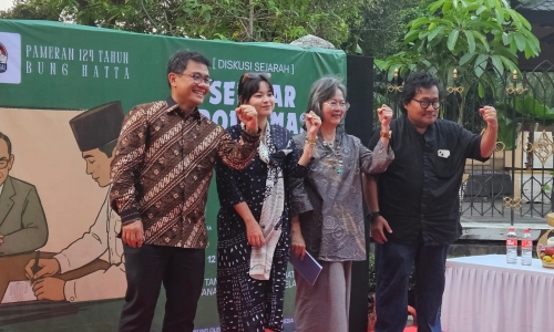 Bonnie Bongkar Upaya 'Dehattanisasi' dan Mitos Sejarah Kemerdekaan di Pameran 124 Tahun Bung Hatta