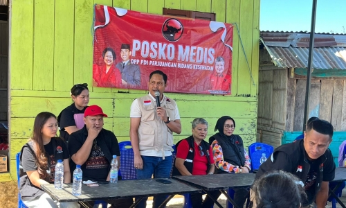 Respons Bencana Gempa Flores, PDI Perjuangan Gelar Pengobatan Gratis di Manggarai