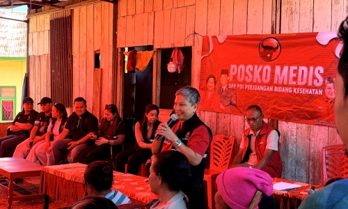 Bawa Pesan Megawati, DPP PDI Perjuangan Gelar Pengobatan Gratis di Manggarai